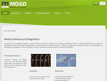 Tablet Screenshot of mdd.ro