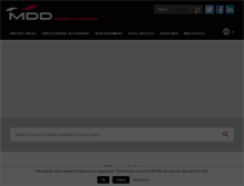 Tablet Screenshot of mdd.com